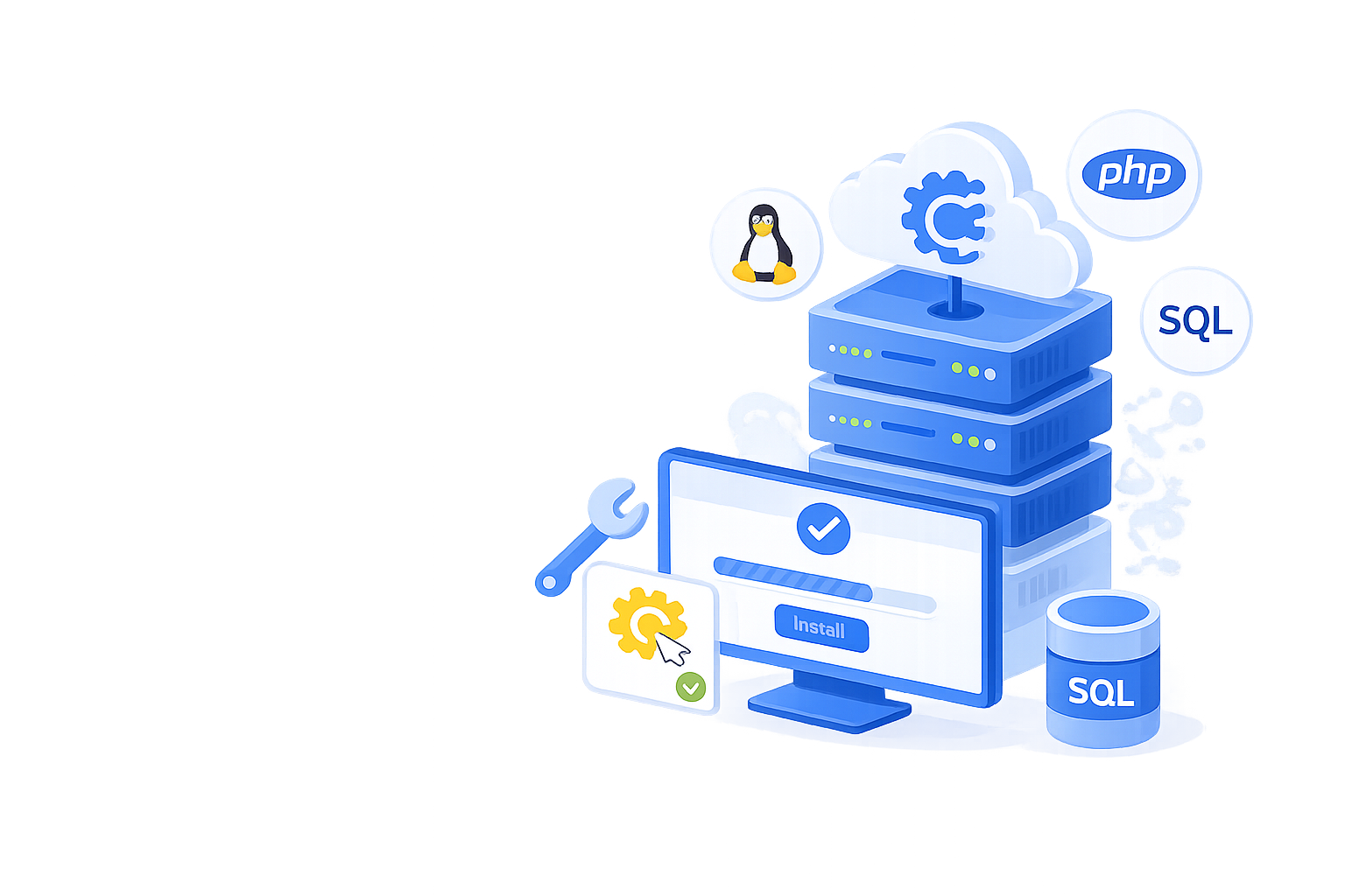 Easy installation on any server